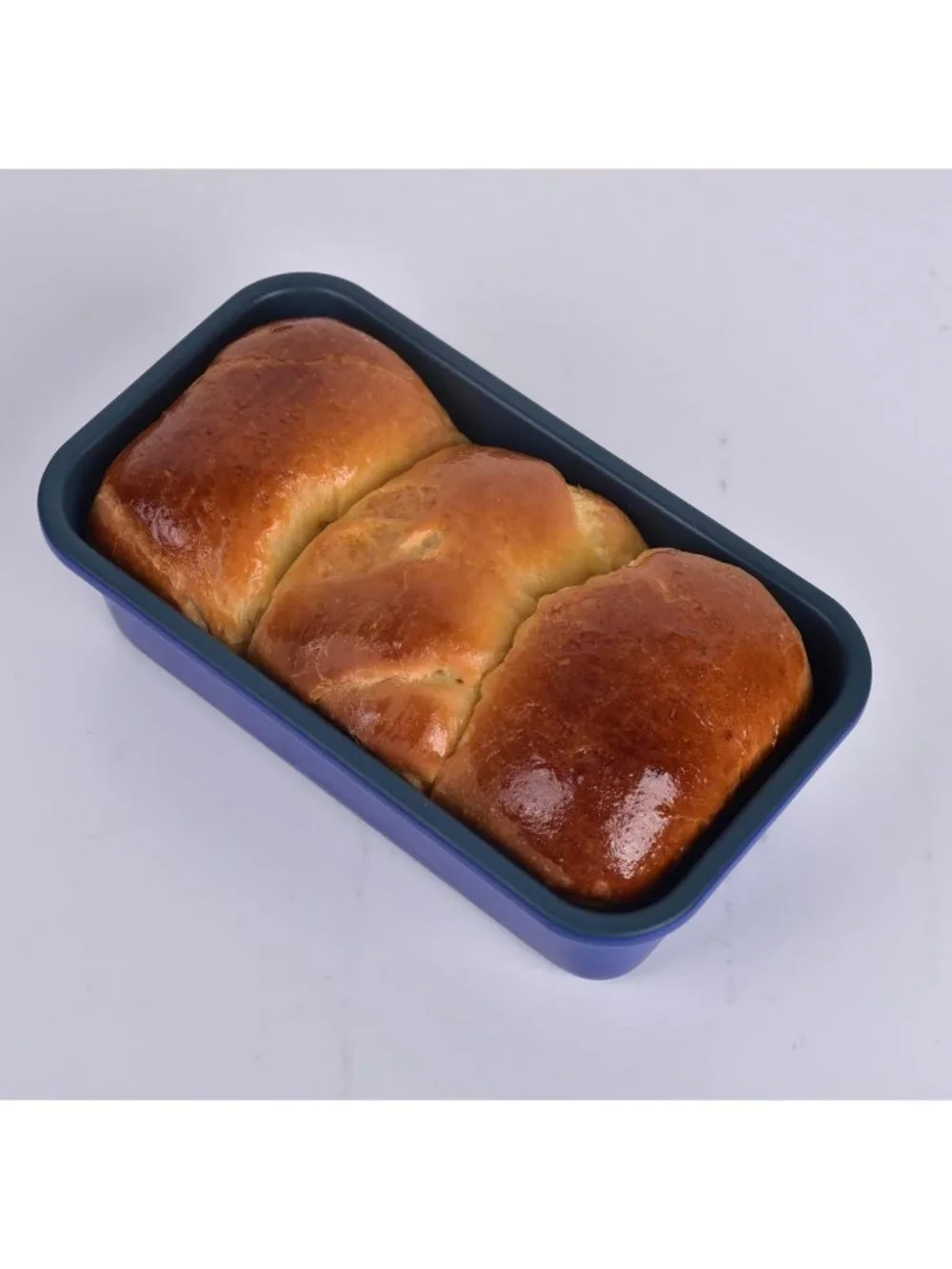Set of 2 Non-Stick 9x5 Inch Loaf Pans for Baking Bread & Cakes - Haze Blue